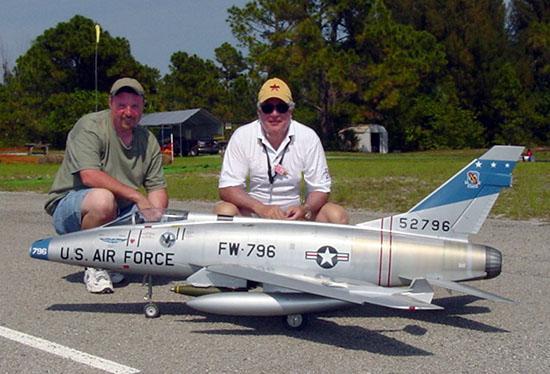 Tom and David with the F-100