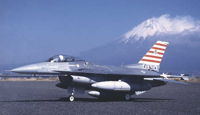 F-16 With Mt. Fujiyama