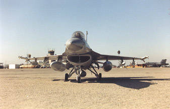F-16 Front View
